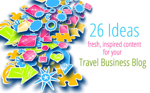 26 posts for travel business blogging