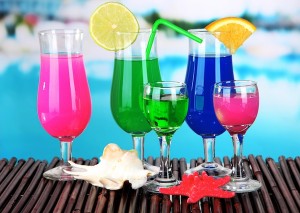 These drinks are much more than colorful. What would you say?