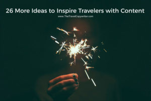26 ideas for travel blog content